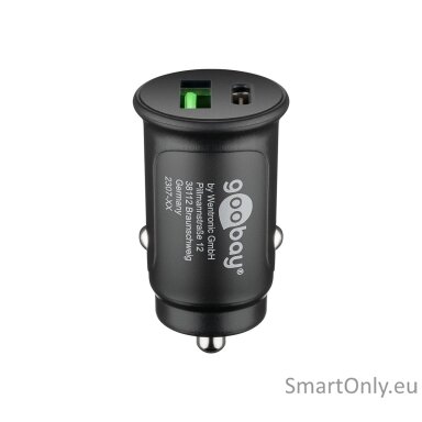 Goobay 59521 27 W Power Delivery Dual-USB Auto Fast Charger USB-C PD