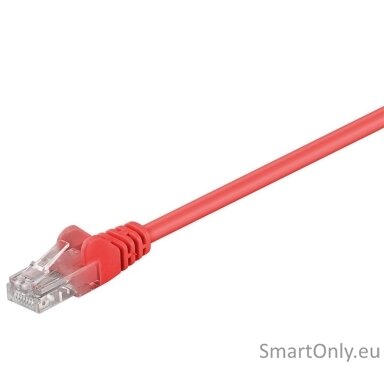 Goobay | CAT 5e patch cable, U/UTP, Red, 10 m | 68349