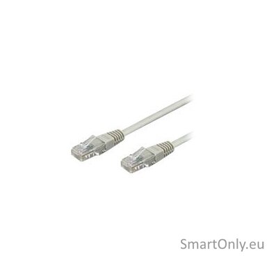 Goobay | CAT 6 patch cable, U/UTP | Grey RJ45 male (8P8C) | RJ45 male (8P8C)