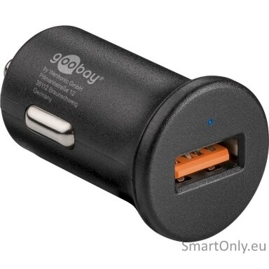 Goobay | Quick Charge QC3.0 USB car fast charger | Cigarette lighter Male | USB 2.0 Female (Type A)