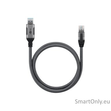 Goobay | USB-A 3.0 to RJ45 Ethernet Cable, 1 m | 70299