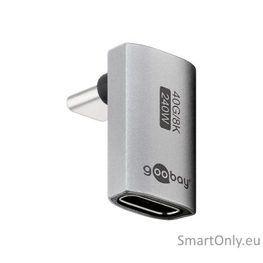 Goobay USB-C Adapter Vertical 90° Long, USB4 | 74442