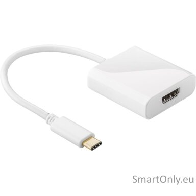 Goobay | USB-C HDMI adapter | 66259 | White | USB-C male | HDMI female (Type A) | 0.2 m