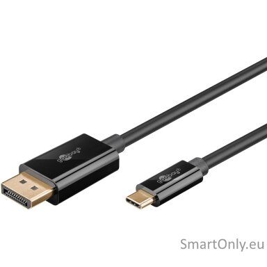 Goobay USB-C to DisplayPort Cable 4K at 60 Hz, 1 m | 75704
