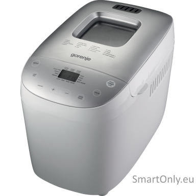 Gorenje Bread maker BM1600WG Power 850 W Number of programs 16 Display LCD White/Silver Gorenje Bread maker BM1600WG Power 850 W Number of programs 16 Display LCD White/Silver