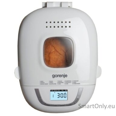Gorenje | Bread maker | BM910WII | Power 550 W | Number of programs 15 | Display LCD | White