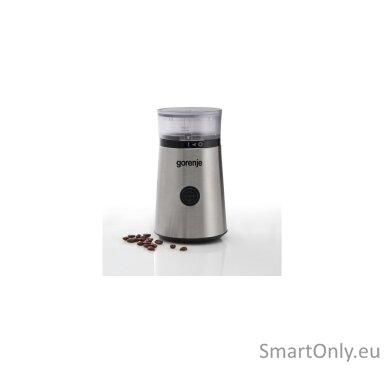 Gorenje | Coffee grinder | SMK150E | 150 W | Coffee beans capacity 60 g | Lid safety switch | Stainless steel