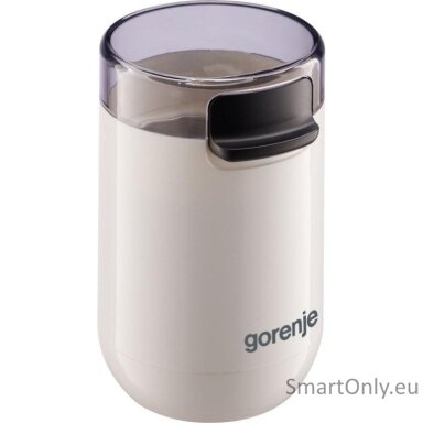 Gorenje | Coffee Grinder | SMK150SW | 150 W | Coffee beans capacity 45 g | Lid safety switch | White