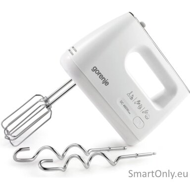 Gorenje | Hand Mixer | M460CDC | Hand Mixer | 460 W | Number of speeds 5 | Turbo mode | White Gorenje | Hand Mixer | M460CDC | Hand Mixer | 460 W | Number of speeds 5 | Turbo mode | White