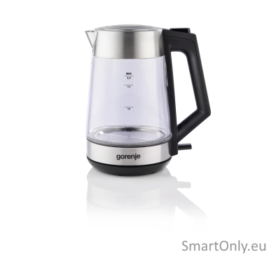 Gorenje | K17OGS | Kettle | Electric | 1.7 L | 2200 W | 360° rotational base | Stainless steel/Glass | Stainless steel Gorenje | K17OGS | Kettle | Electric | 1.7 L | 2200 W | 360° rotational base | Stainless steel/Glass | Stainless steel