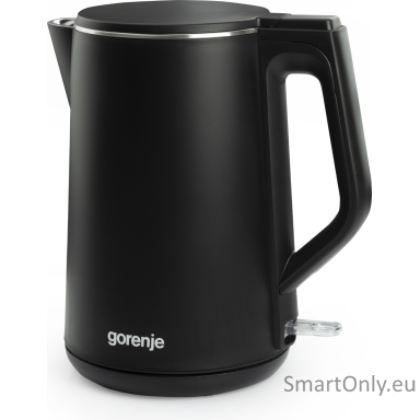 Gorenje | Kettle | K15DWBK | Electric | 2200 W | 1.5 L | Stainless steel | 360° rotational base | Black
