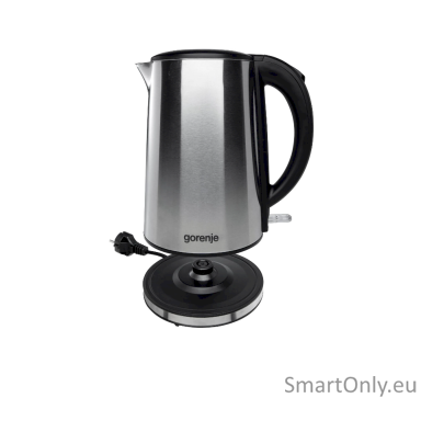 Gorenje Kettle K15DWS Electric 2200 W 1.5 L Stainless steel 360° rotational base Stainless Steel Gorenje Kettle K15DWS Electric 2200 W 1.5 L Stainless steel 360° rotational base Stainless Steel