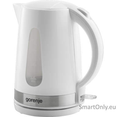 Gorenje Kettle K17WE Electric 2200 W 1.7 L Plastic + metal 360° rotational base White Gorenje Kettle K17WE Electric 2200 W 1.7 L Plastic + metal 360° rotational base White