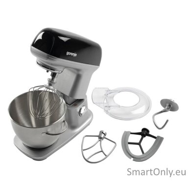 Gorenje | Kitchen machine | MMC1000RLBK | 1000 W | Number of speeds 7 | Bowl capacity 4.5 L | Black Gorenje | Kitchen machine | MMC1000RLBK | 1000 W | Number of speeds 7 | Bowl capacity 4.5 L | Black