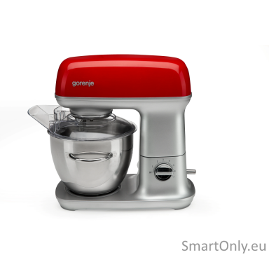 Gorenje Kitchen machine MMC1000RLR Number of speeds 7 1000 W Bowl capacity 4.5 L Meat mincer Stainless Steel/Red Gorenje Kitchen machine MMC1000RLR Number of speeds 7 1000 W Bowl capacity 4.5 L Meat mincer Stainless Steel/Red