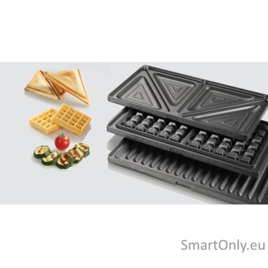 Gorenje | Sandwich maker | SM703GCG | 700 W | Number of plates 3 | Number of pastry 2 | Grey Gorenje | Sandwich maker | SM703GCG | 700 W | Number of plates 3 | Number of pastry 2 | Grey