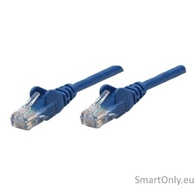 Goobay | CAT 5e patch cable, U/UTP | 68345 | Blue RJ45 male (8P8C) | RJ45 male (8P8C) 1