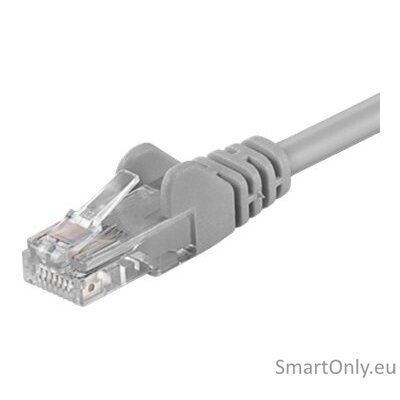Goobay | CAT 6 patch cable, U/UTP | Grey RJ45 male (8P8C) | RJ45 male (8P8C)