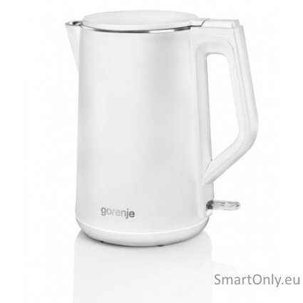 Gorenje Kettle K15DWW Electric 2200 W 1.5 L Plastic + metal 360° rotational base White