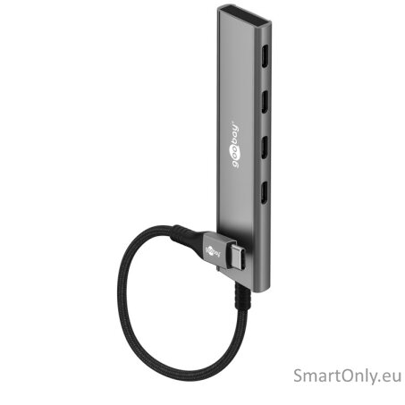 Goobay Slim 4-Port USB Hub, USB-C to USB-C, 5 Gbit/s 1 Goobay Slim 4-Port USB Hub, USB-C to USB-C, 5 Gbit/s 1