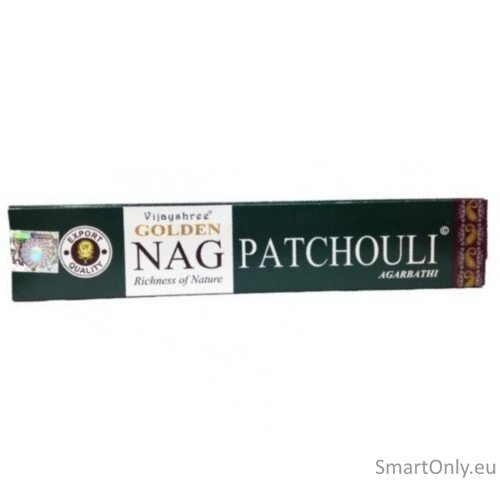Golden Nag - Patchouli Incense Vijayshree 1