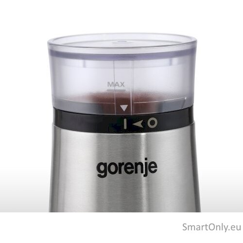 Gorenje | Coffee grinder | SMK150E | 150 W | Coffee beans capacity 60 g | Lid safety switch | Stainless steel Gorenje | Coffee grinder | SMK150E | 150 W | Coffee beans capacity 60 g | Lid safety switch | Stainless steel