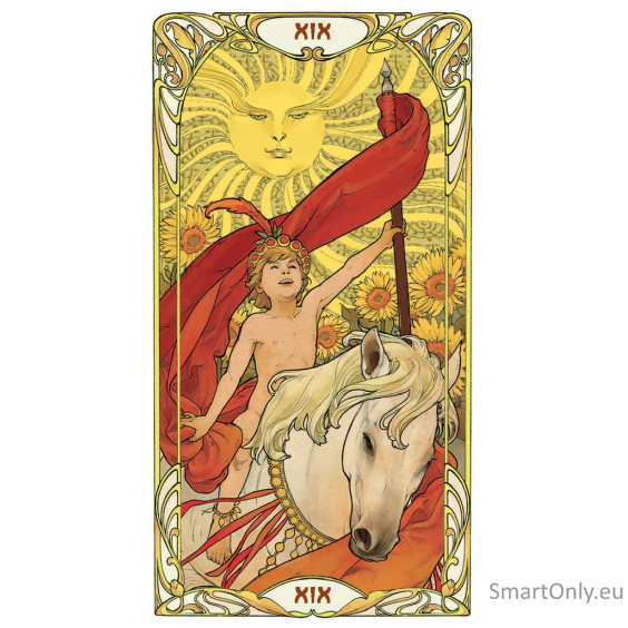 Golden Art Nouveau Tarot Grand Trumps Kortos Lo Scarabeo 4 Golden Art Nouveau Tarot Grand Trumps Kortos Lo Scarabeo 4