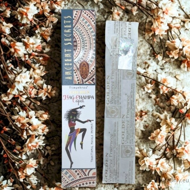 Golden Ancient Series Copal and Nag Champa Smilkalai Vijayshree 2