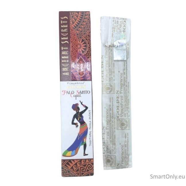 Golden Ancient Series Copal and Palo Santo Smilkalai Vijayshree 1