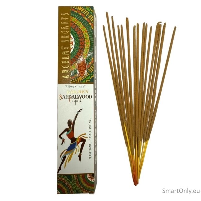 Golden Ancient Series Copal and Sandalwood Smilkalai Vijayshree 2