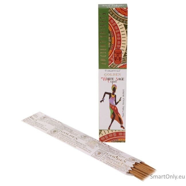 Golden Ancient Series Copal and White Sage Smilkalai Vijayshree Golden Ancient Series Copal and White Sage Smilkalai Vijayshree