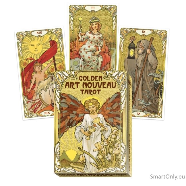 Golden Art Nouveau Tarot Grand Trumps Kortos Lo Scarabeo Golden Art Nouveau Tarot Grand Trumps Kortos Lo Scarabeo