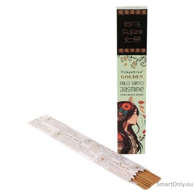 Golden Palo Santo and Jasmine smilkalų lazdelės
