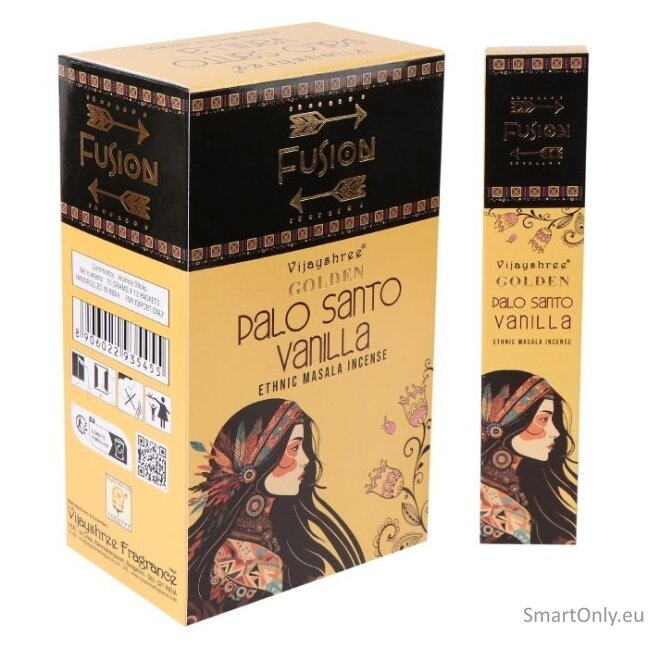 Golden Palo Santo and Vanilla smilkalų lazdelės 2