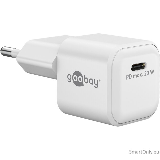 Goobay 20 W USB-C PD GaN Fast Charger Nano | USB-C
