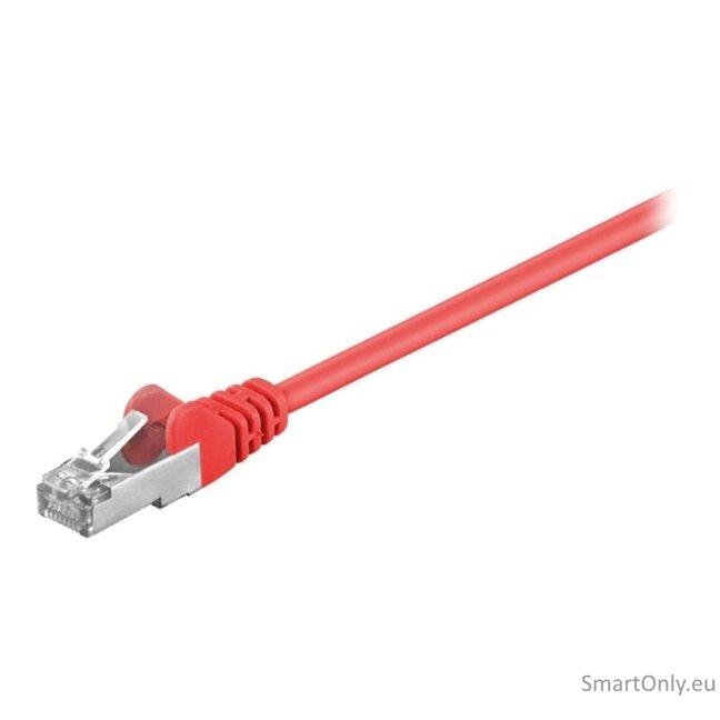 Goobay | CAT 5e patchcable, F/UTP, red 1 Goobay | CAT 5e patchcable, F/UTP, red 1