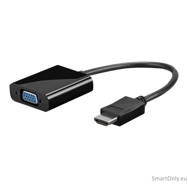 Goobay | HDMI/VGA adapter, nickel plated | 68793 | Black | HDMI male (type A) | VGA female (15-pin) 2
