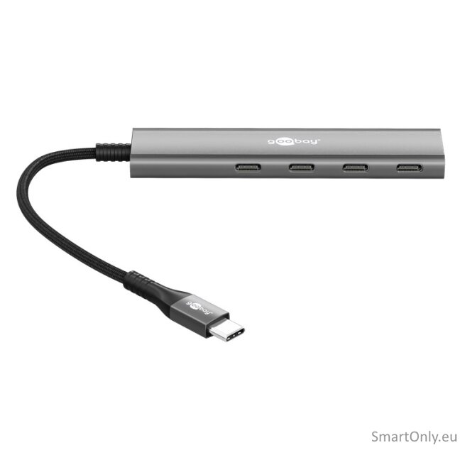 Goobay Slim 4-Port USB Hub, USB-C to USB-C, 5 Gbit/s 2