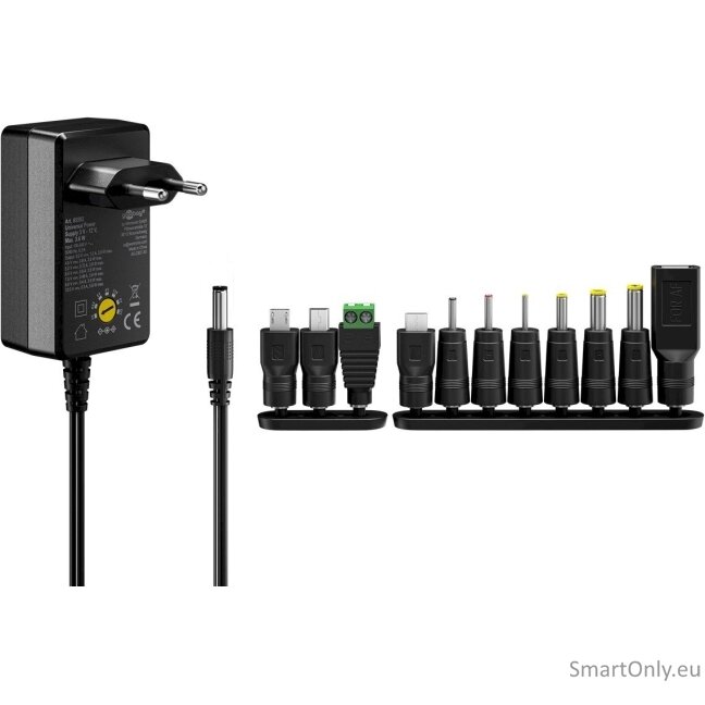 Goobay Universal Power Supply 3 V - 12 V, Max. 3.6 W 2