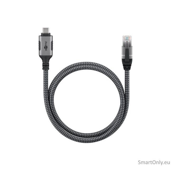Goobay | USB-A 3.1 to RJ45 Ethernet Cable, 1 m | 70696 | Black Goobay | USB-A 3.1 to RJ45 Ethernet Cable, 1 m | 70696 | Black