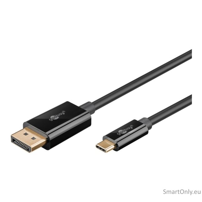 Goobay USB-C to DisplayPort Cable 4K at 60 Hz, 1 m | 75704 6