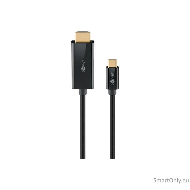 Goobay USB-C to HDMI Cable 4K at 60 Hz, 1 m | 75696 6