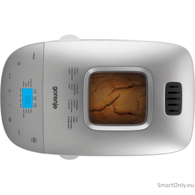 Gorenje Bread maker BM1600WG Power 850 W Number of programs 16 Display LCD White/Silver 4