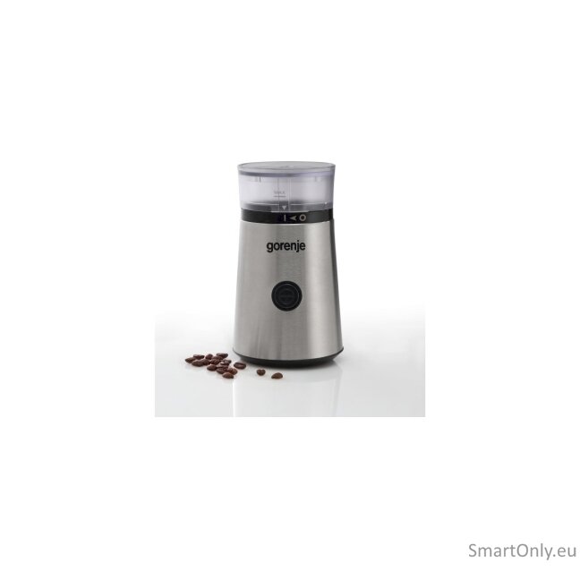 Gorenje | Coffee grinder | SMK150E | 150 W | Coffee beans capacity 60 g | Lid safety switch | Stainless steel 1