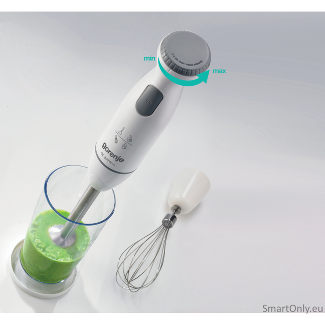 Gorenje Hand blender | HBC802QW | Hand Blender | 800 W | Jar material Plastic | Jar capacity 0.5 L | White 3