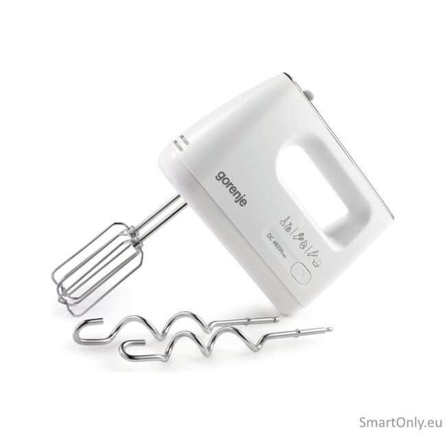 Gorenje | Hand Mixer | M460CDC | Hand Mixer | 460 W | Number of speeds 5 | Turbo mode | White 5 Gorenje | Hand Mixer | M460CDC | Hand Mixer | 460 W | Number of speeds 5 | Turbo mode | White 5