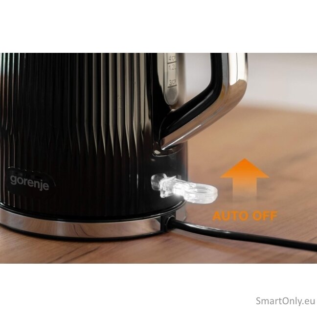 Gorenje K17DPB Kettle, Electric, Capacity 1.7 L, Power 2200 W, Black | Gorenje 1 Gorenje K17DPB Kettle, Electric, Capacity 1.7 L, Power 2200 W, Black | Gorenje 1