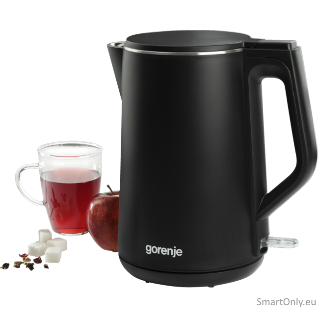 Gorenje | Kettle | K15DWBK | Electric | 2200 W | 1.5 L | Stainless steel | 360° rotational base | Black 3 Gorenje | Kettle | K15DWBK | Electric | 2200 W | 1.5 L | Stainless steel | 360° rotational base | Black 3