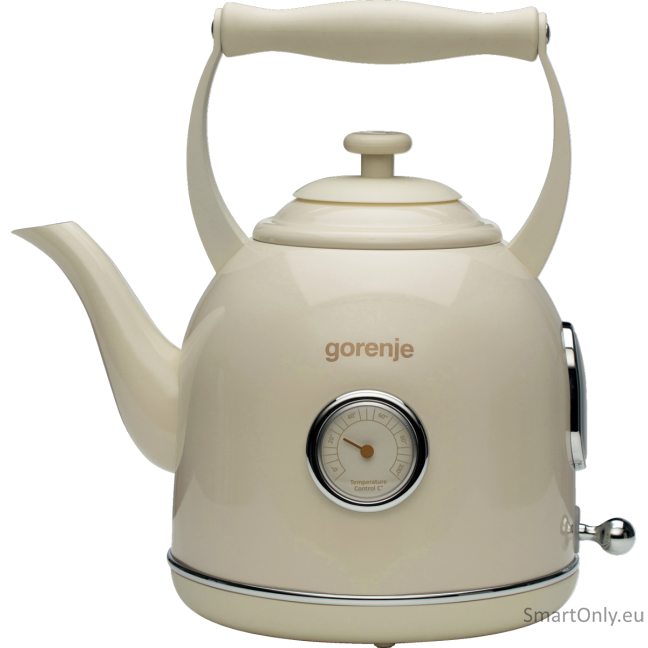 Gorenje | Kettle | K17CLIN | Electric | 2000 W | 1.7 L | Plastic/Metal | 360° rotational base | Beige Gorenje | Kettle | K17CLIN | Electric | 2000 W | 1.7 L | Plastic/Metal | 360° rotational base | Beige