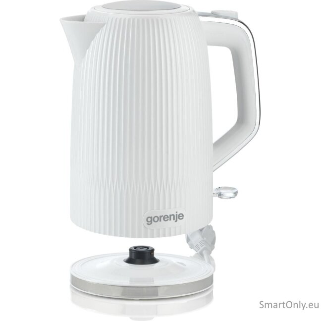 Gorenje Kettle | K17DPW | Electric | 2200 W | 1.7 L | Stainless steel | 360° rotational base | White 4 Gorenje Kettle | K17DPW | Electric | 2200 W | 1.7 L | Stainless steel | 360° rotational base | White 4